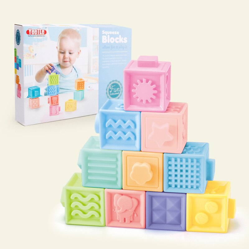 Blocks for Toddlers 3D Sensory Building Blocks